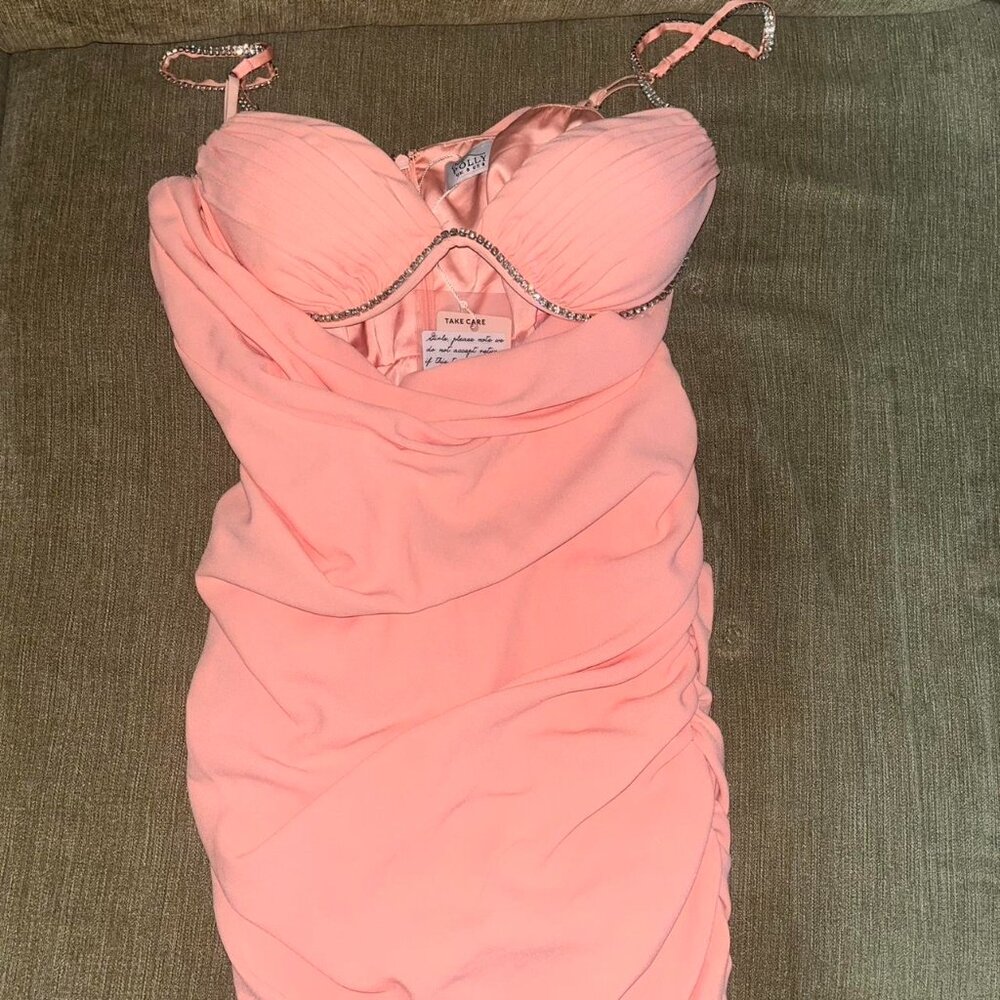 Pink Oh Polly mini dress